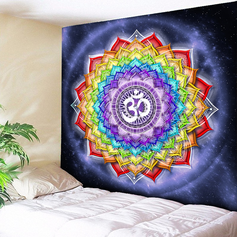 HTB1wEHTJrvpK1RjSZPiq6zmwXXaD.jpg Mandala Om Tapestry Wall Hanging