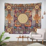 Indian Mandala Tapestry Wall Hanging