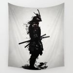 Armored Samurai Wall Tapestry