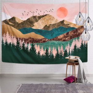 Christmas Tree Tapestry Wall Hanging