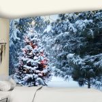Christmas Tree Tapestry Wall Hanging