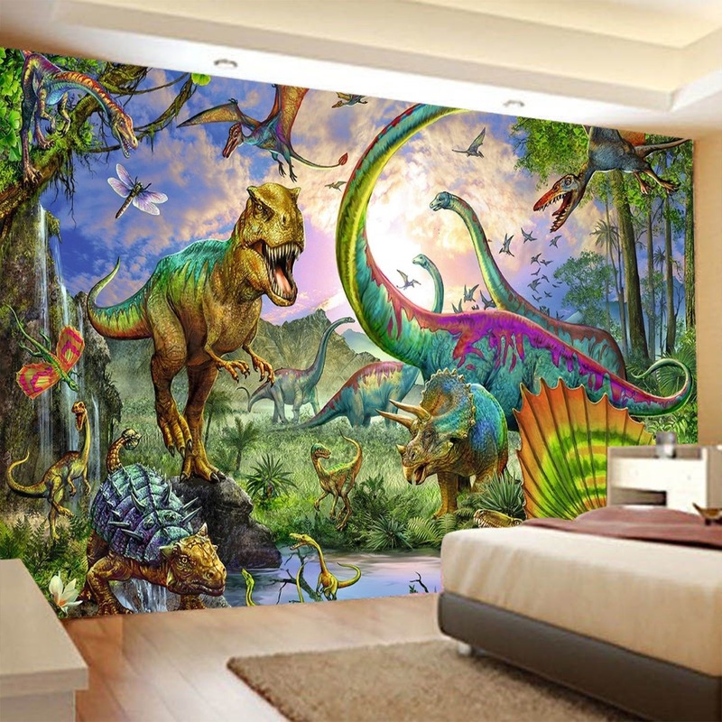 mainimage5Tapisserie-en-tissu-suspendu-s-rie-animaux-d-coration-murale-de-maison-chambre-coucher-peinture-sur (1) Dinosaur Tapestry Wall Hanging