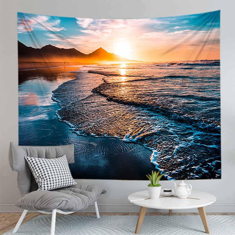 variantimage13Joli-tapis-de-paysage-mural-suspendu-tapisserie-de-paysage-de-mer-tapis-de-plage-en-tissu Scenic Tapestry For Wall