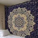 Blue And Yellow Wall Tapestry