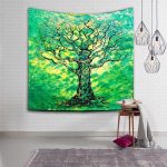 Celtic Tree Of Life Tapestry Wall Hanging